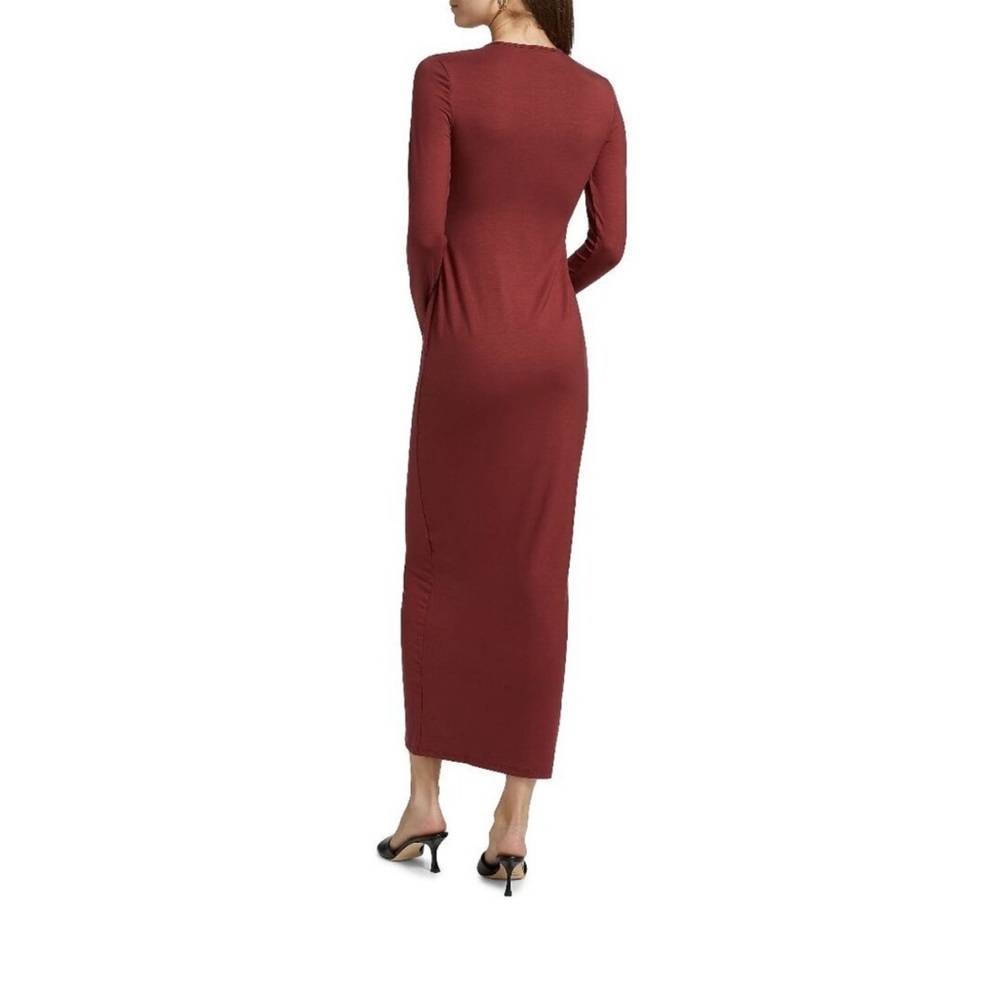 NEW Reformation Tommie Long Sleeve Maxi Dress Chianti Red Size XS NWT - Picture 3 of 7